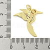 Brass Micro Pave Clear Cubic Zirconia Pendants KK-R159-14D-G-3