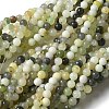 Natural New Jade Beads Strands X-G-F591-16-6MM-1