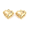 Rack Plating Brass Cubic Zirconia Pendants KK-M261-24G-1