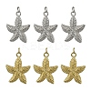 2Pcs 2 Colors Brass Pendants KK-YW0003-84-1