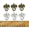 30Pcs 2 Colors Tibetan Style Alloy Pendants TIBEP-FS0001-17-5