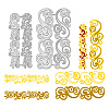 Carbon Steel Cutting Dies Stencils DIY-WH0309-1560-1