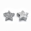 Electroplate Natural Druzy Quartz Charms G-P382-I05-2