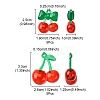 10Pcs 2 Styles Transparent Acrylic Pendants OACR-YW0001-62-4