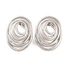Tarnish Resistant 304 Stainless Steel Stud Earrings EJEW-G395-07P-2