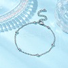 304 Stainless Steel Curb Chains Bracelets BJEW-JB11506-1