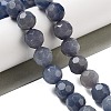Dyed & Heated Natural Blue Aventurine Beads Strands G-C150-B05-02-1