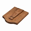 Wooden Earring Organizer Display Photo Frames with Velvet Mat and 16Pcs Earring Display Cards WD-CBA8716-01-2