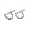 Anti-Tarnish 925 Sterling Silver Ice Pick Pinch Bails STER-L057-079B-1