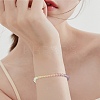 10 Strands Transparent Gradient Color Glass Beads Strands GLAA-CJ0002-09A-6