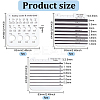 1Pc Acrylic Knitting Needle & Crochet Hook Gauge DIY-BC0006-90-2