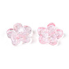 Baking Paint Transparent Glass Beads DGLA-N014-08A-03-2