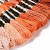 12 Skeins 12 Colors 6-Ply Polyester Embroidery Floss OCOR-M009-01B-07-2