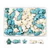 80Pcs 8 Styles Synthetic Turquoise & Howlite & Magnesite Dyed Beads G-FP0001-06-1