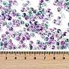 6/0 Spray Paint Fringe Glass Seed Beads SEED-H003-11M-4