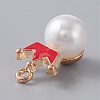 Resin Imitation Pearl Pendants FIND-TAC0002-041D-3