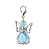 7Pcs 7 Colors Angel Acrylic Pendant Decorations X1-HJEW-JM01736-02-4