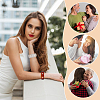 2Pcs 2 Color Acrylic Bangles for Women BJEW-UN0001-75-3