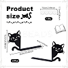 1 Bag Cat Iron Book Holder Stand ODIS-PB0001-04-2
