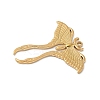 304 Stainless Steel Moth Pendants X-STAS-S186-08B-G-2