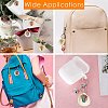 10Pcs 10 Colors Shell & Alloy Glass Angel Big Pendants PALLOY-CJ00051-7