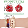 12Pcs 6 Colors Handmade Polymer Clay Beads CLAY-PH0002-10-2
