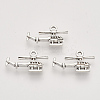 Tibetan Style Alloy Pendants X-TIBEP-T009-27AS-RS-1
