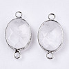Natural Quartz Links/Connectors G-T131-102-33-2