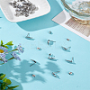 20Pcs 201 Stainless Steel Stud Earring Findings STAS-LP0004-08-1