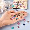 32Pcs 16 Styles 304 Stainless Steel Connector Charms STAS-TA0002-27-6