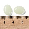 Synthetic Luminous Stone Flat Oval Palm Stone G-B063-02A-3