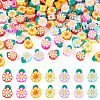Handmade Polymer Clay Beads CLAY-TAC0015-04-1