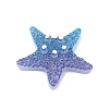 Gradient Color Opaque Resin Decoden Cabochons CRES-P036-01A-02-2