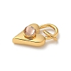 Ion Plating(IP) 304 Stainless Steel with Rhinestone Pendants STAS-G351-10G-07-2