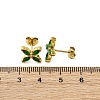 304 Stainless Steel Stud Earrings EJEW-C135-01G-02-5