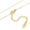 Ion Plating(IP) 304 Stainless Steel Love Heart Tag Pendant Necklaces for Women NJEW-K276-30G-3