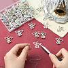60Pcs 10 Colors Acrylic Pendants PALLOY-CJ00098-5