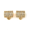 Brass Brass Micro Pave Cubic Zirconia Tube Bails LS-KK-M277-09E-G-1