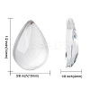 Transparent teardrop LS-X-GGLA-R024-14x10-2