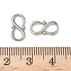 304 Stainless Steel S-Hook Clasps STAS-L300-003B-P-3
