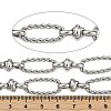 304 Stainless Steel Twist Oval Link Chains CHS-C017-08P-2