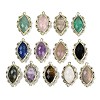 Natural Gemstone Faceted Horse Eye Links G-B126-02G-1