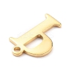 PVD Vacuum Plating  304 Stainless Steel Charms STAS-H112-P-G-3