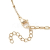 Natural Pearl Rice & 304 Stainless Steel Satellite Chain Paperclip Chain Necklaces for Women NJEW-JN05823-02-5