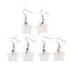 Natutal Quartz Crystal Dangle Earrings EJEW-F343-C06-1