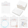120Pcs Rectangle Paper Foldable Header Cards CDIS-WR0001-01A-1