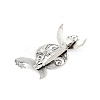 Viking Style Zinc Alloy Snap Hair Clips For Women PHAR-B090-01AS-05-2