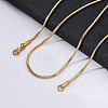 304 Stainless Steel Snake Chain Necklaces MAK-L015-03C-2