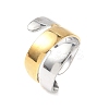 304 Stainless Steel Adjustable Cuff Rings LS-RJEW-S626-01GP-A-2