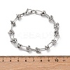 Tarnish Resistant 304 Stainless Steel Link Chain Bracelets BJEW-Z011-09P-3